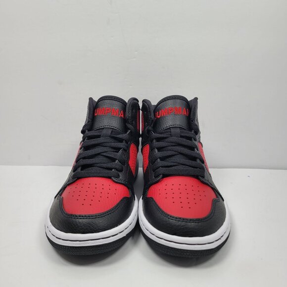 Nike Air Jordan Access Youth Black & Red Mid-Top Sneakers AV7941-006 US Size 4Y - Picture 5 of 10